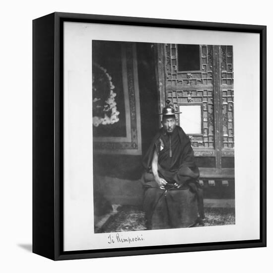 Ji Rimpochi, Tibet, 1903-04-John Claude White-Framed Stretched Canvas