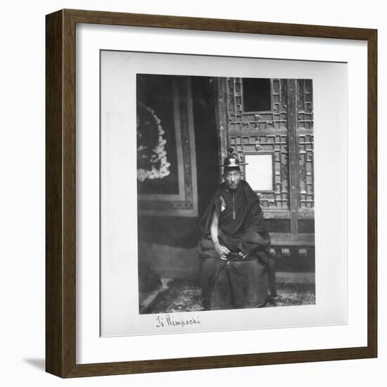 Ji Rimpochi, Tibet, 1903-04-John Claude White-Framed Giclee Print