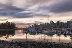 Vancouver city in the morning, viewed from the Stanley Park, Vancouver, British Columbia, Canada, N-JIA HE-Photographic Print