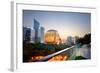 Jianggan District Continues to Fascinate with Modern Skyscrapers and Sphere-Shaped Architecture-Andreas Brandl-Framed Photographic Print