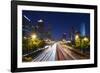 Jianguomenwai Dajie at Dusk.-Jon Hicks-Framed Photographic Print