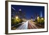 Jianguomenwai Dajie at Dusk.-Jon Hicks-Framed Photographic Print