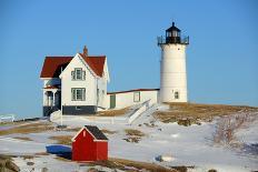 Cape Neddick Lighthouse, Old York Village, Maine-jiawangkun-Photographic Print
