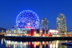 Vancouver Science World at Night, Vancouver, British Columbia, Canada. this Building Was Designed F-jiawangkun-Photographic Print