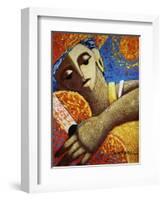 Jibara and Sol-Oscar Ortiz-Framed Giclee Print