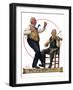 "Jig to a Fiddle,"February 2, 1929-J.F. Kernan-Framed Giclee Print