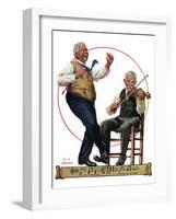 "Jig to a Fiddle,"February 2, 1929-J.F. Kernan-Framed Giclee Print