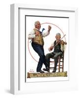 "Jig to a Fiddle,"February 2, 1929-J.F. Kernan-Framed Giclee Print