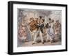 Jigsaw of Dancers at Chateau Rouge, Paris-null-Framed Art Print