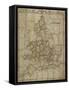 Jigsaw Puzzle of Prince of Wales' Maps: England, 1854-George Frederick Cruchley-Framed Stretched Canvas