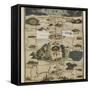 Jigsaw Puzzle of The Pilgrim's Progress Dissected, or a Complete View of Christian's Travels, 1790-John Bunyan-Framed Stretched Canvas