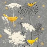 Gray Meadow Lace I-Jill Meyer-Framed Art Print