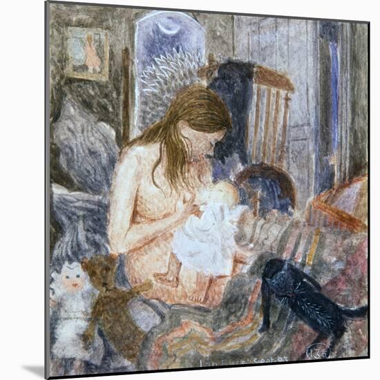 Jill with Lucy-Ian Bliss-Mounted Giclee Print