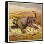 Jim Bold and an Enraged Elephant-Ernest Henry Griset-Framed Stretched Canvas