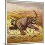 Jim Bold and an Enraged Elephant-Ernest Henry Griset-Mounted Giclee Print