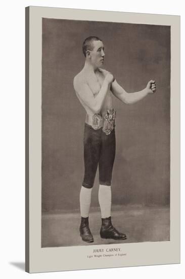 Jim Carney, Lightweight Champ of England-null-Stretched Canvas
