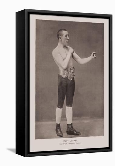 Jim Carney, Lightweight Champ of England-null-Framed Stretched Canvas