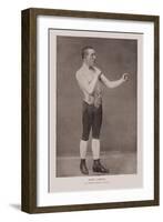 Jim Carney, Lightweight Champ of England-null-Framed Art Print