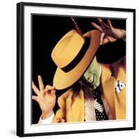 JIM CARREY. "THE MASK" [1994], directed by CHUCK RUSSELL.-null-Framed Photographic Print
