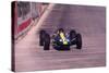 Jim Clark Driving a Lotus, Monaco Grand Prix, 1964-null-Stretched Canvas