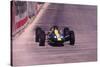 Jim Clark Driving a Lotus, Monaco Grand Prix, 1964-null-Stretched Canvas