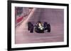 Jim Clark Driving a Lotus, Monaco Grand Prix, 1964-null-Framed Photographic Print