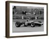 Jim Clark Driving the Lotus 49 at the British Grand Prix, Silverstone, 1967-null-Framed Photographic Print