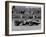 Jim Clark Driving the Lotus 49 at the British Grand Prix, Silverstone, 1967-null-Framed Photographic Print