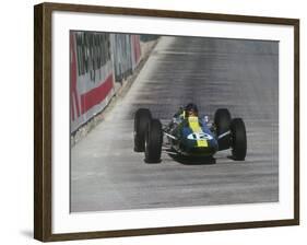 Jim Clark in Lotus Climax, 1964 Monaco Grand Prix.-null-Framed Photographic Print