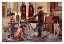The Bike Patrol-Jim Daly-Art Print
