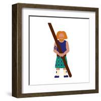 Jim from Aberdeen-Tosh-Framed Art Print