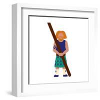 Jim from Aberdeen-Tosh-Framed Art Print