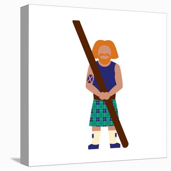 Jim from Aberdeen-Tosh-Stretched Canvas