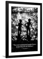 Jim Henson Sophisticated People Are Children Quote-null-Framed Photo