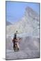 Jim Jellowhawk at Zabriskie Point, Death Valley National Park, California, Usa Mr-Christian Heeb-Mounted Photographic Print