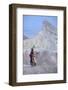 Jim Jellowhawk at Zabriskie Point, Death Valley National Park, California, Usa Mr-Christian Heeb-Framed Photographic Print