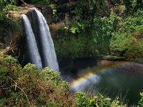 Wailua Falls-Jim Mone-Stretched Canvas