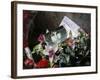 Jim Morrison's Grave at Pere Lachaise Cemetery, Paris, France, Europe-Godong-Framed Photographic Print