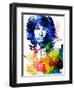 Jim Morrison Watercolor-Jack Hunter-Framed Art Print