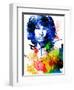 Jim Morrison Watercolor-Jack Hunter-Framed Art Print