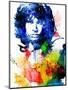 Jim Morrison Watercolor-Jack Hunter-Mounted Art Print