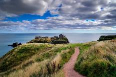 Dunnottar Castle Outside of Stonehaven, Aberdeenshire, Scotland, United Kingdom, Europe-Jim Nix-Laminated Photographic Print