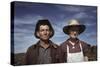 Jim Norris and Wife Homesteaders in Pie Town New Mexico. Oct, 1940-null-Stretched Canvas