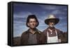 Jim Norris and Wife Homesteaders in Pie Town New Mexico. Oct, 1940-null-Framed Stretched Canvas