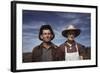 Jim Norris and Wife Homesteaders in Pie Town New Mexico. Oct, 1940-null-Framed Photo