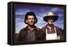 Jim Norris and Wife, Homesteaders-Russell Lee-Framed Stretched Canvas