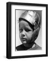Jim Petersen, 8, Plays Football in the Young America League For Kids-Alfred Eisenstaedt-Framed Photographic Print