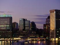 Inner Harbor at Dusk, Baltimore, Maryland-Jim Schwabel-Photographic Print