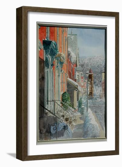 Jim Thorpe, Snow-Anthony Butera-Framed Giclee Print