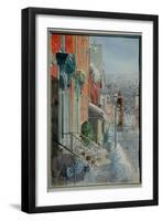 Jim Thorpe, Snow-Anthony Butera-Framed Giclee Print